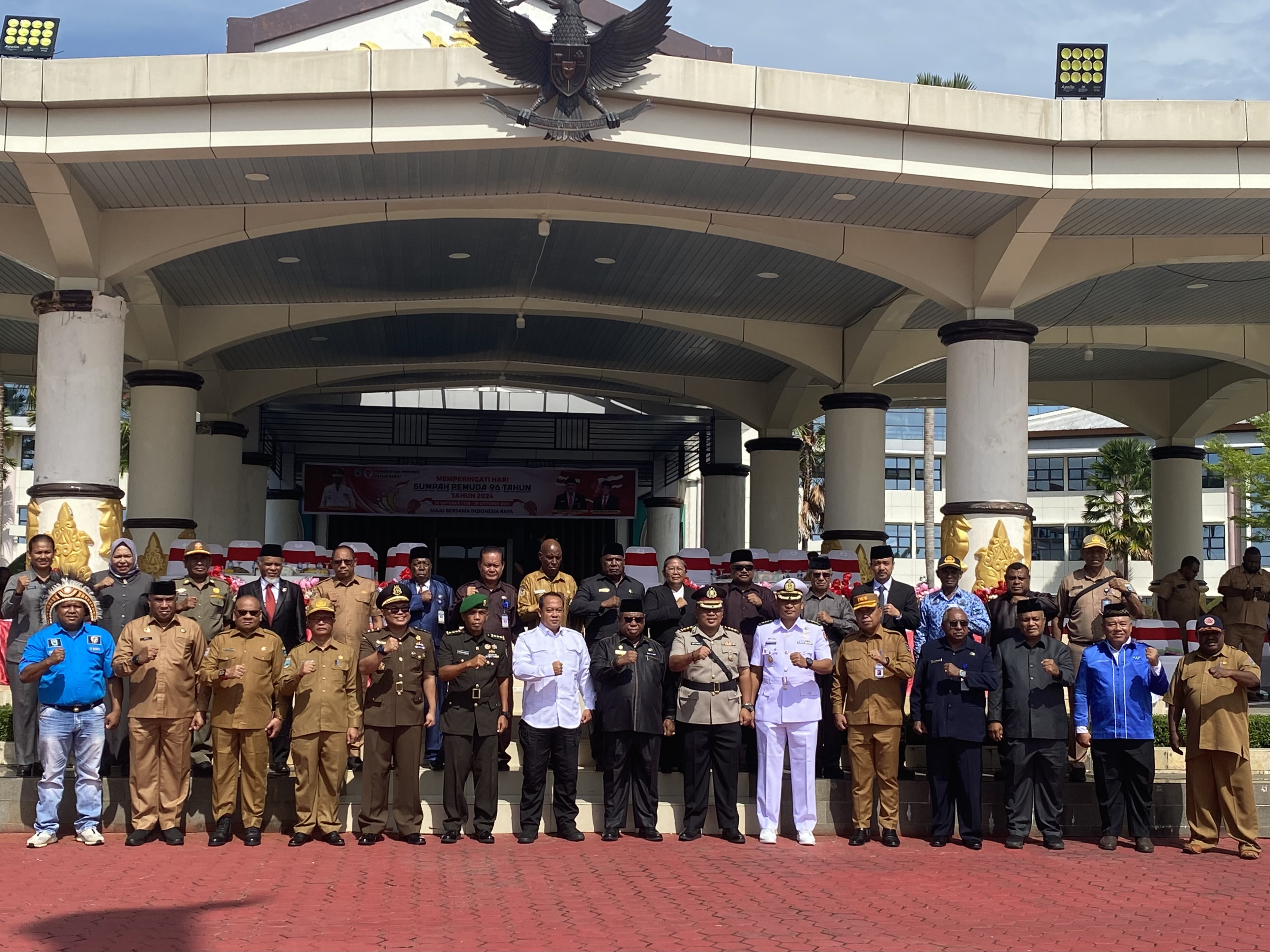 Foto Bersama Unsur Forkopimda Provinsi Papua Barat (Senin,28/10/2024)