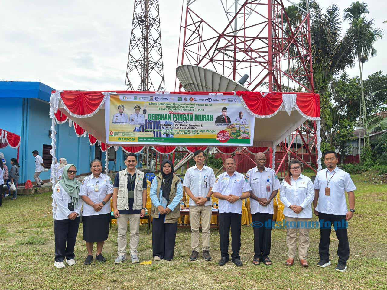 Kolaborasi Pemprov Papua Barat dan TVRI Hadirkan Bazar Pangan Murah Jelang Idul Fitri 1447 H