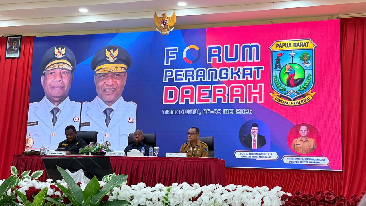 Forum Perangkat Daerah Papua Barat 2026 Fokus Sinkronisasi RKPD 2027