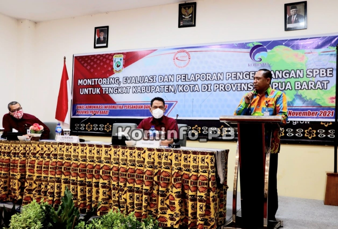 Monev dan Pelaporan SPBE Libatkan 9 Kabupaten di Papua Barat