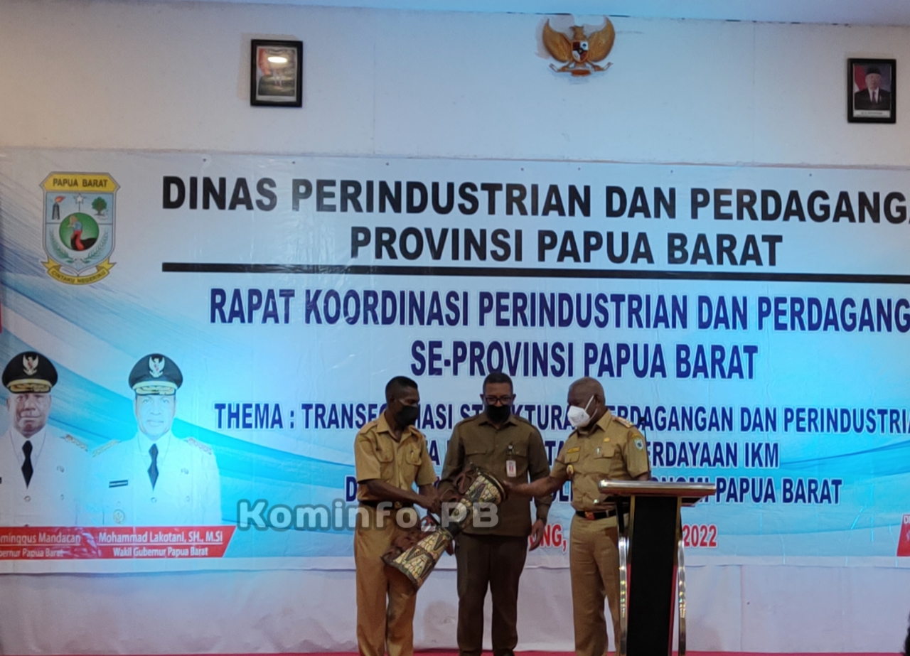 Rakornis Perindag Papua Barat 2022 Ciptakan IKM Berdaya Saing Terkhusus Masyarakat Lokal
