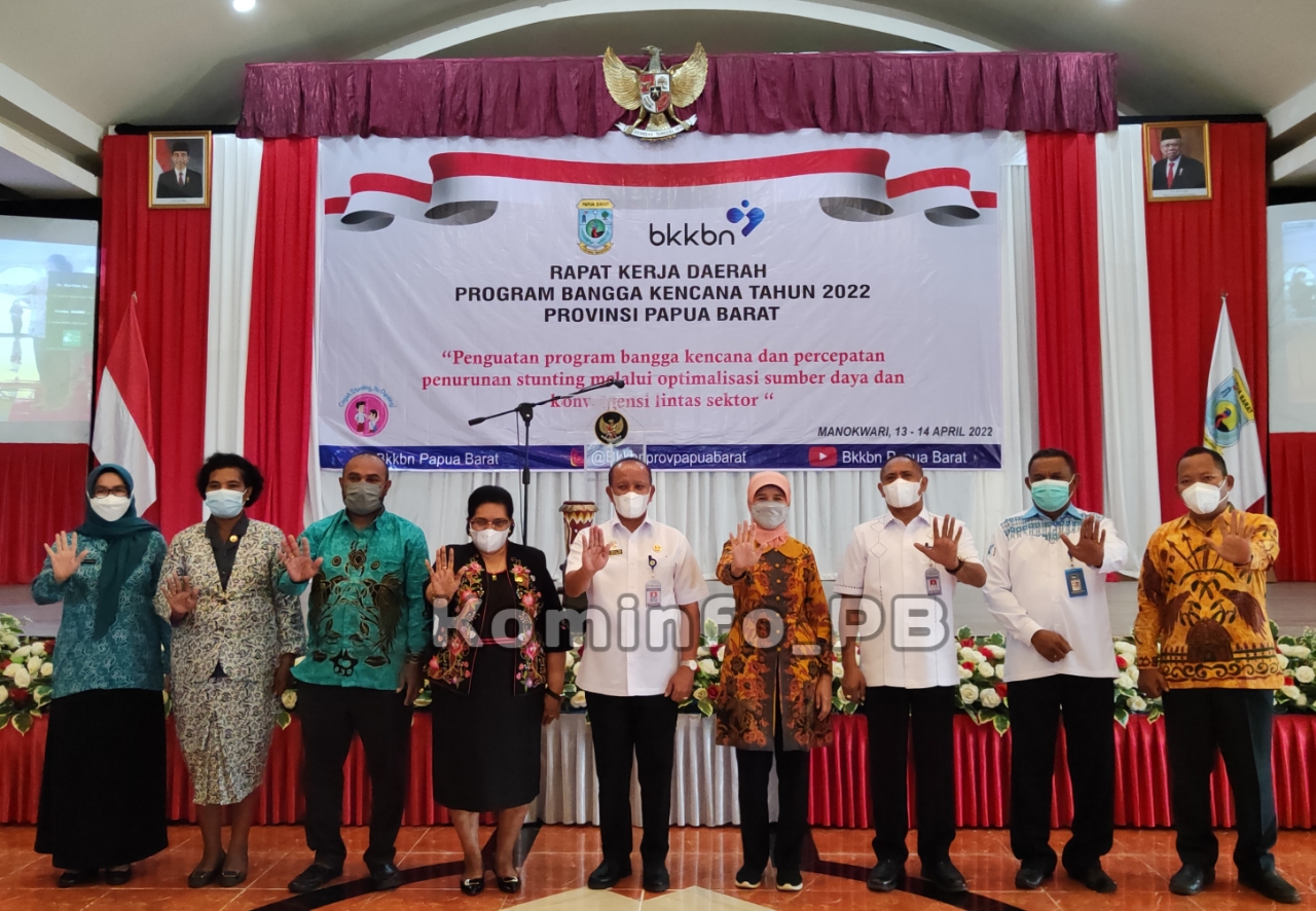 Penguatan Program Bangga Kencana dan Percepatan Penurunan Stunting Fokus Rakerda BKKBN Papua Barat Tahun 2022