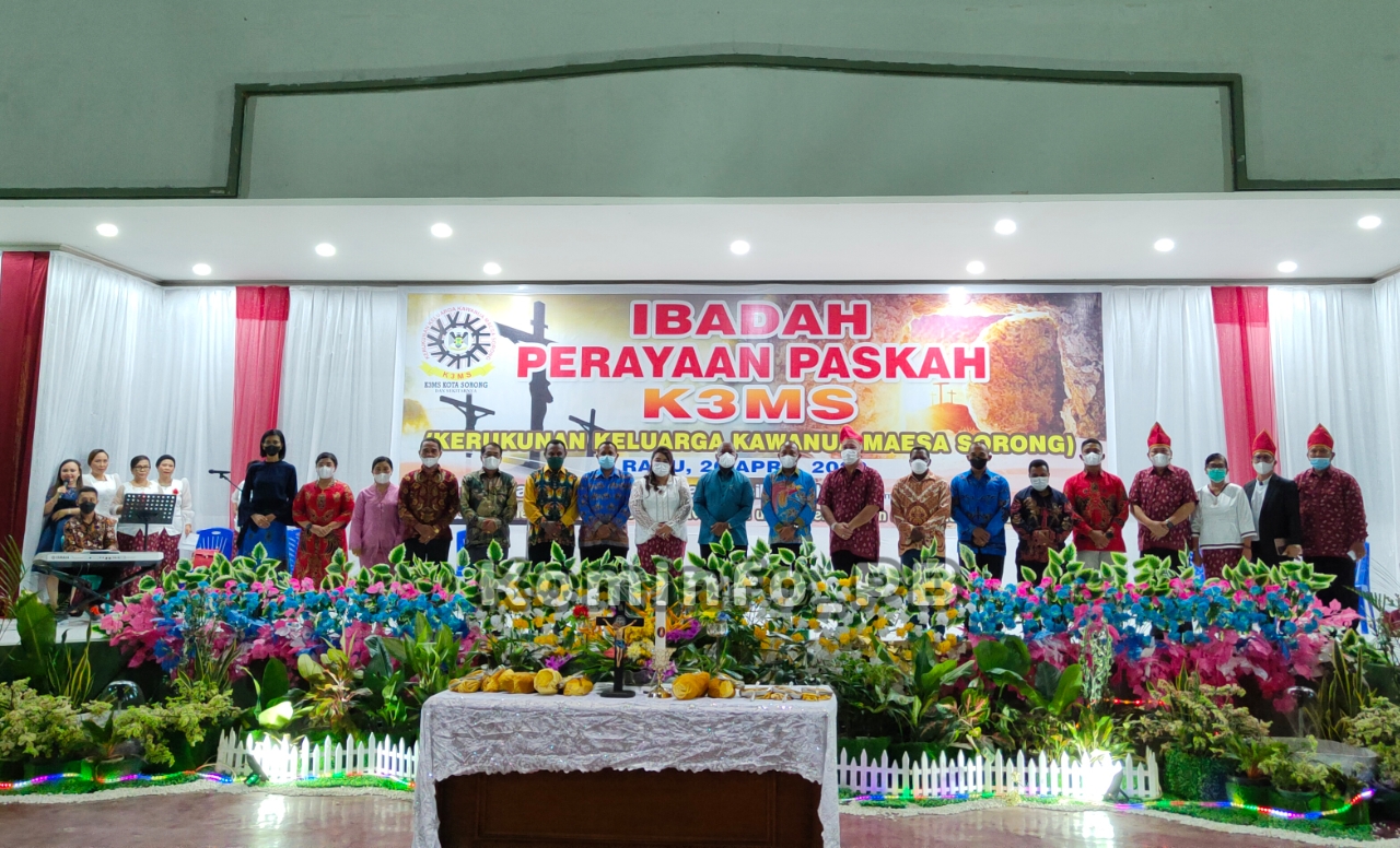 Gubernur Papua Barat Hadiri Perayaan Paskah K3MS, Pengorbanan Yesus Harus Dimaknai