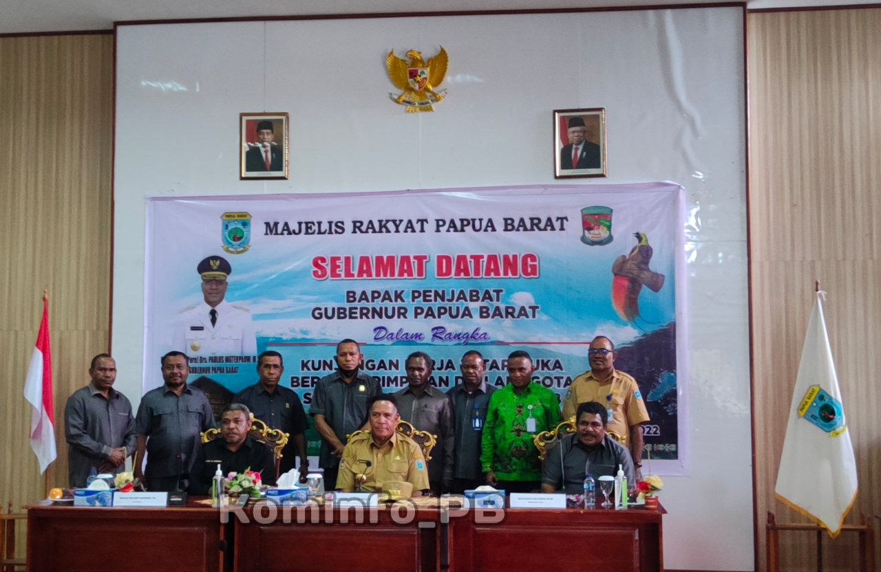 Hadir Dalam Tatap Muka Bersama, Pj. Gubernur Papua Barat Nyatakan Berikan Perhatian Khusus Kepada MRPB