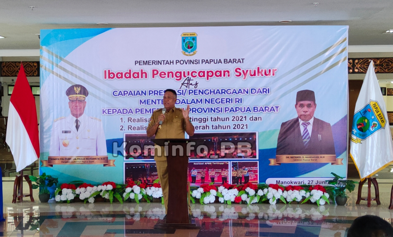 Pj. Gubernur Papua Barat Beri Wejangan ASN Bekerja Ikhlas Tanpa Persungutan