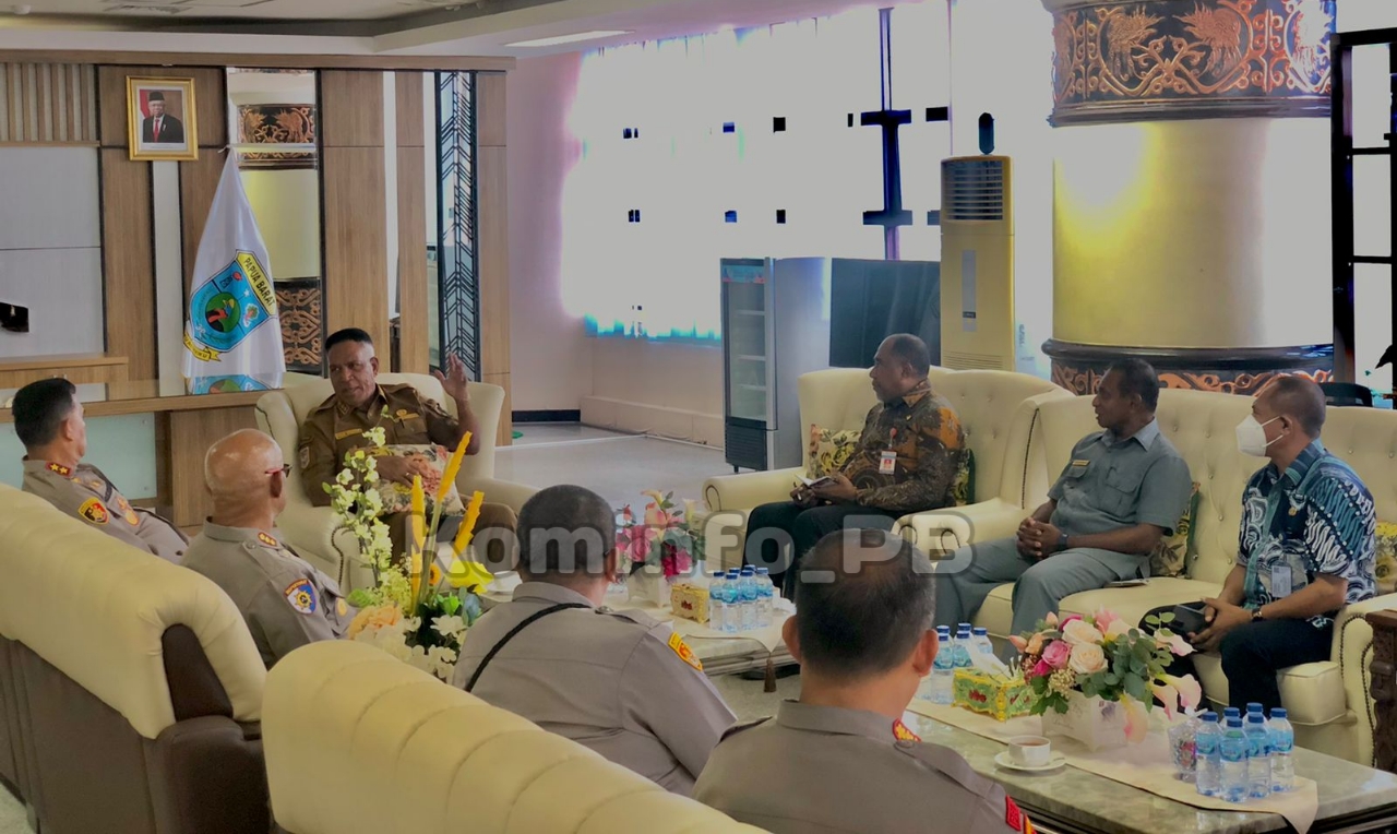 Kapolda Papua Barat Paparkan Prioritas, Pj. Gubernur Nyatakan Siap Mendukung