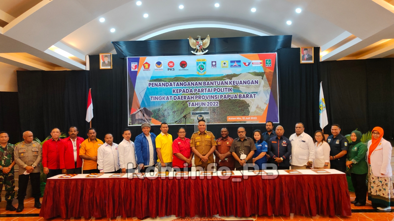 2,6 Miliar Hibah APBD Dikucurkan Sebagai Bantuan Keuangan Parpol Tingkat Provinsi Tahun 2022