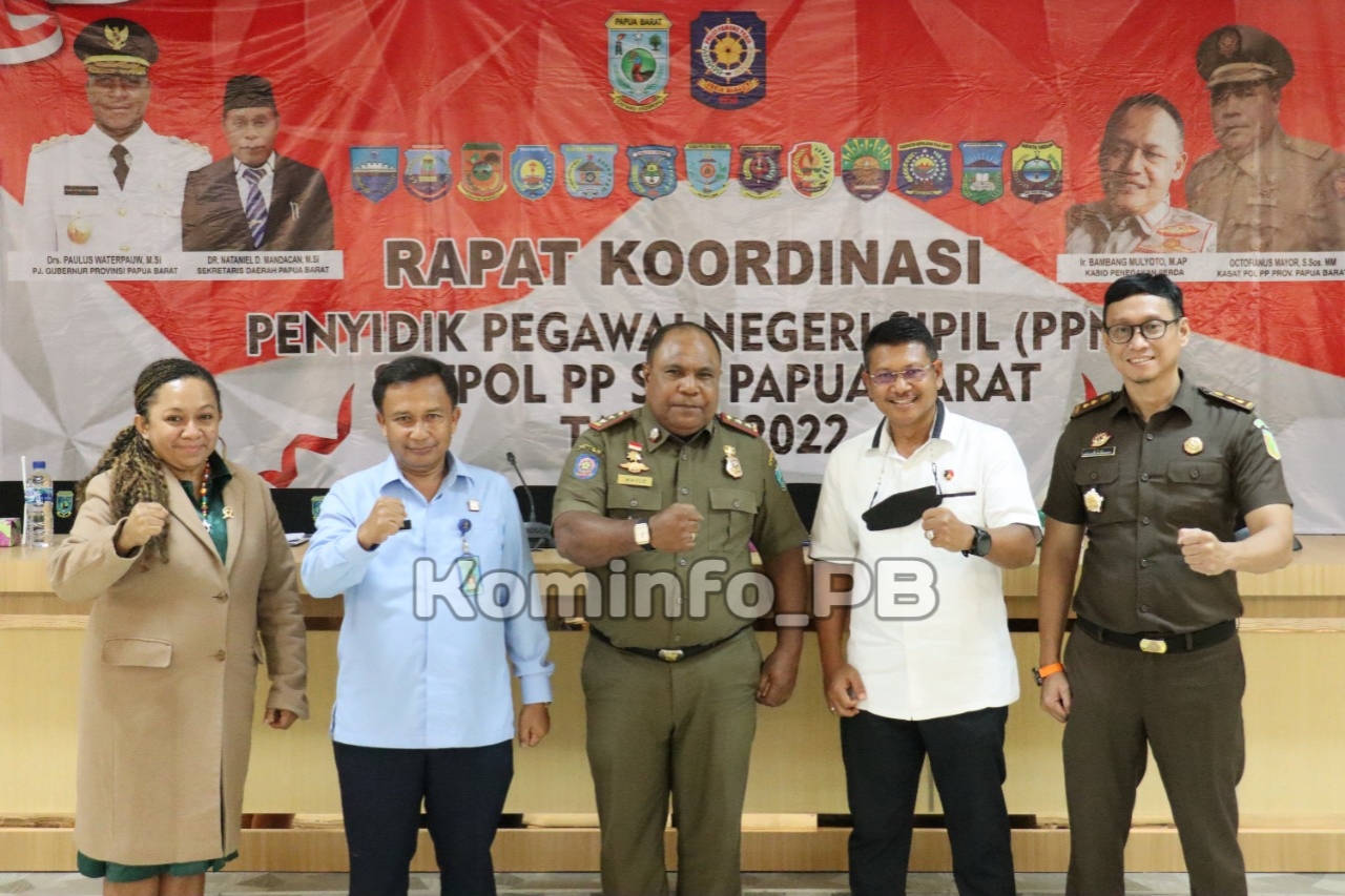 Rakor PPNS Satpol PP Se-Papua Barat 2022 Bertujuan Siapkan Tenaga Penyidik Berkualitas