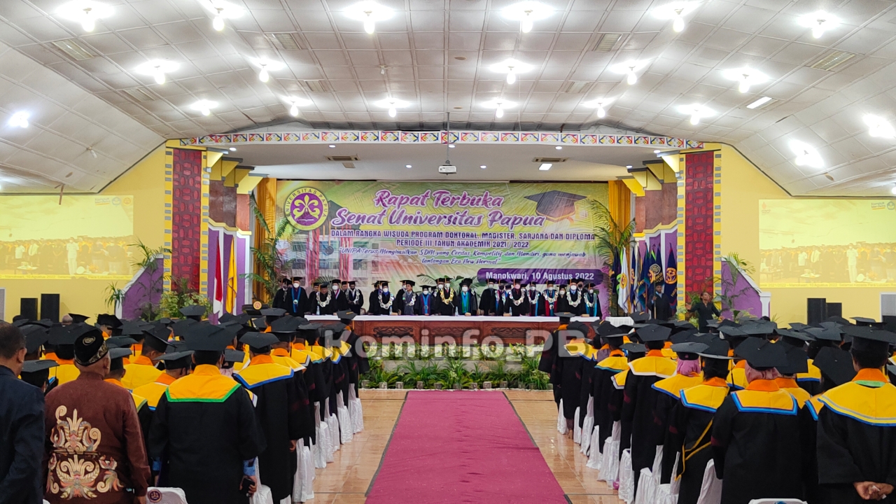Digelar Tatap Muka, Universitas Papua Kembali Cetak Ratusan Wisudawan/i