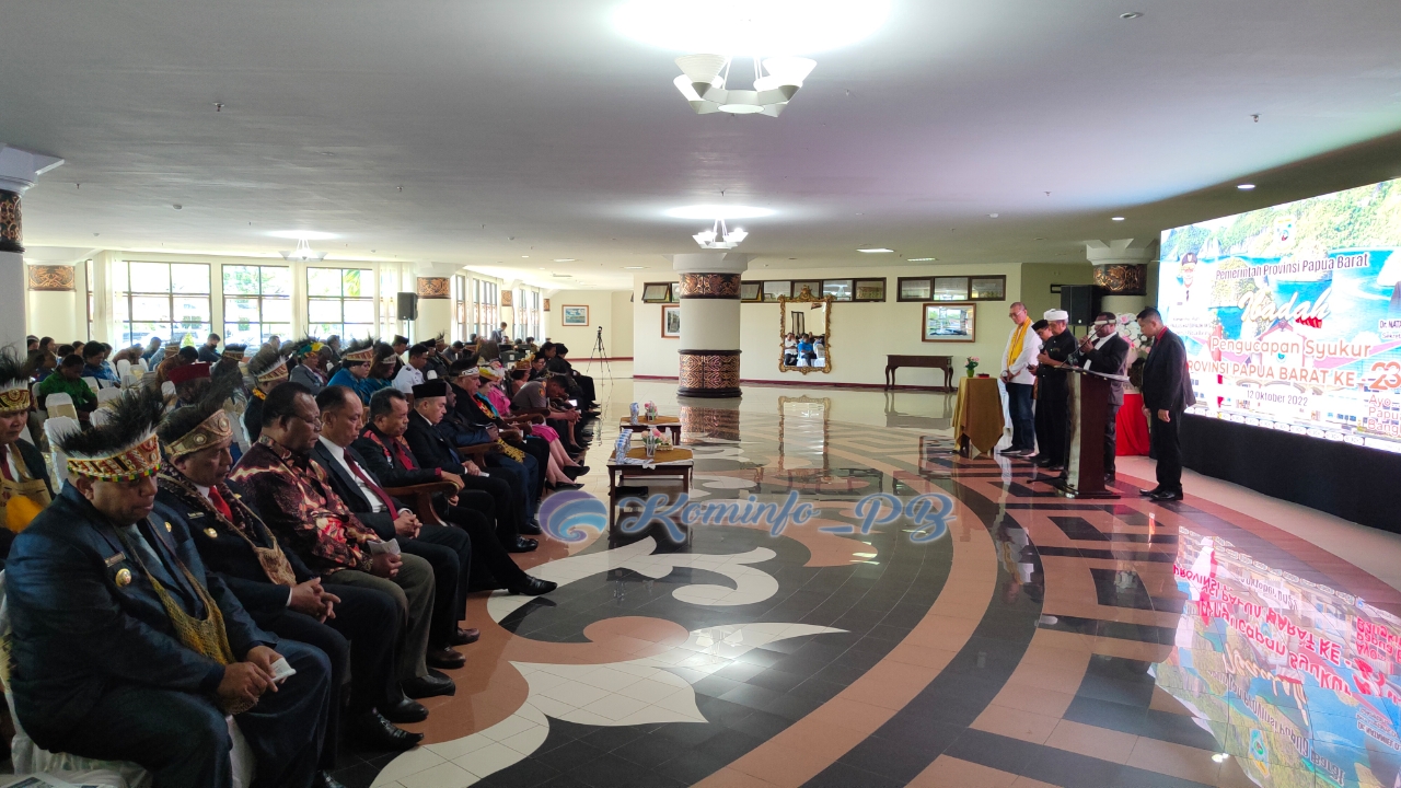 Doa Lintas Agama Syukuri 23 Tahun Provinsi Papua Barat