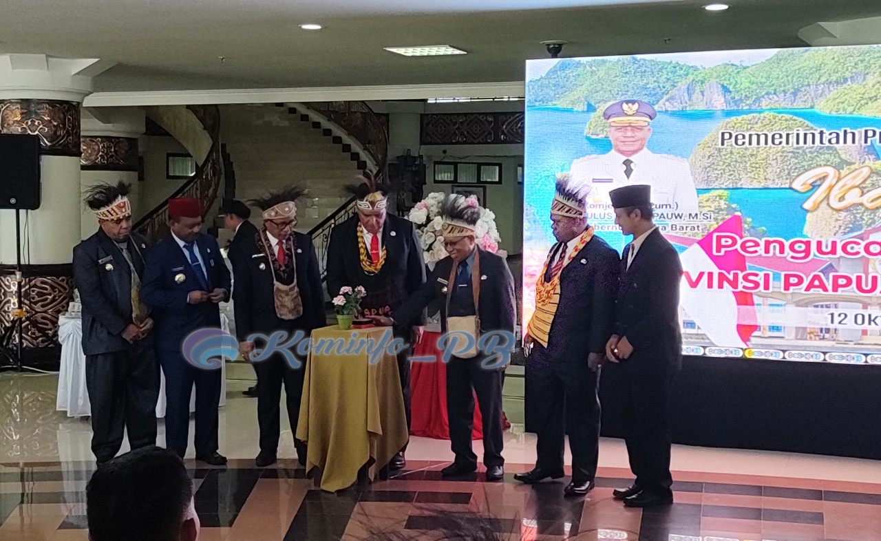 Penjabat Gubernur Papua Barat Luncurkan Portal JIGD Membuka Ruang Hadirnya Investor