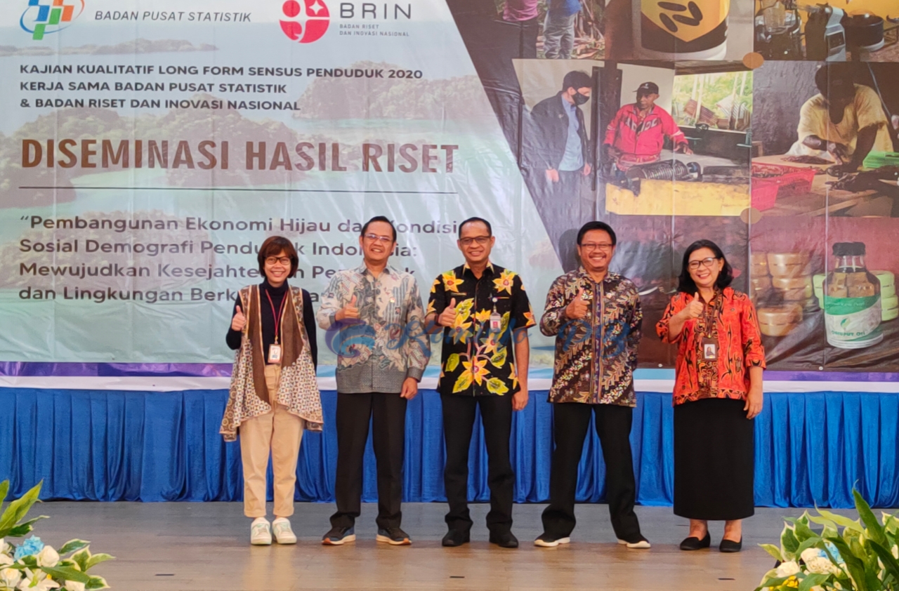Kerjasama BPS PB - BRIN Menuju Kesejahteraan Masyarakat Tanpa Korbankan Kelestarian Alam