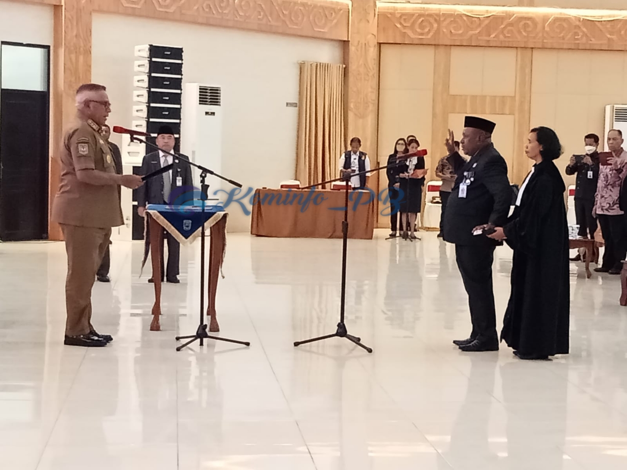 Penjabat Gubernur Waterpauw Resmi Lantik Dance Sangkek Sebagai Pj. Sekda Papua Barat