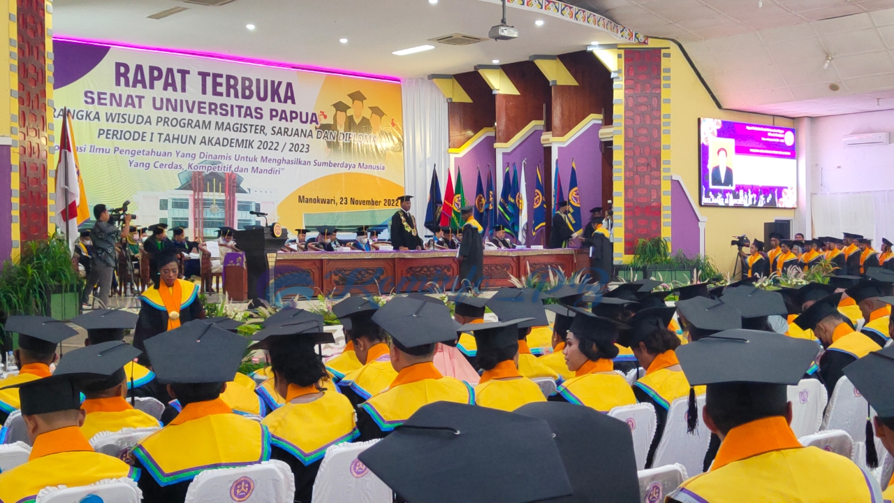 Universitas Papua Kembali Luluskan Ratusan Wisudawan/i Periode I T.A 2022-2023