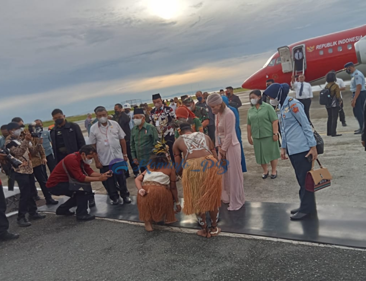 Kunjungan Kerja di Papua Barat, Wakil Presiden Republik Indonesia Tiba di Kabupaten Kaimana