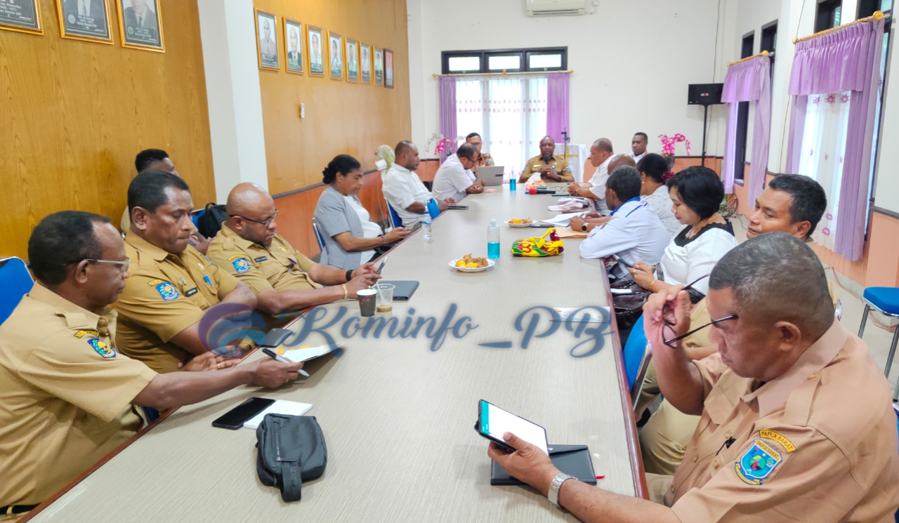 Panitia Peringatan HUT PI Ke-168 Temui Badan Pekerja Klasis GKI Manokwari