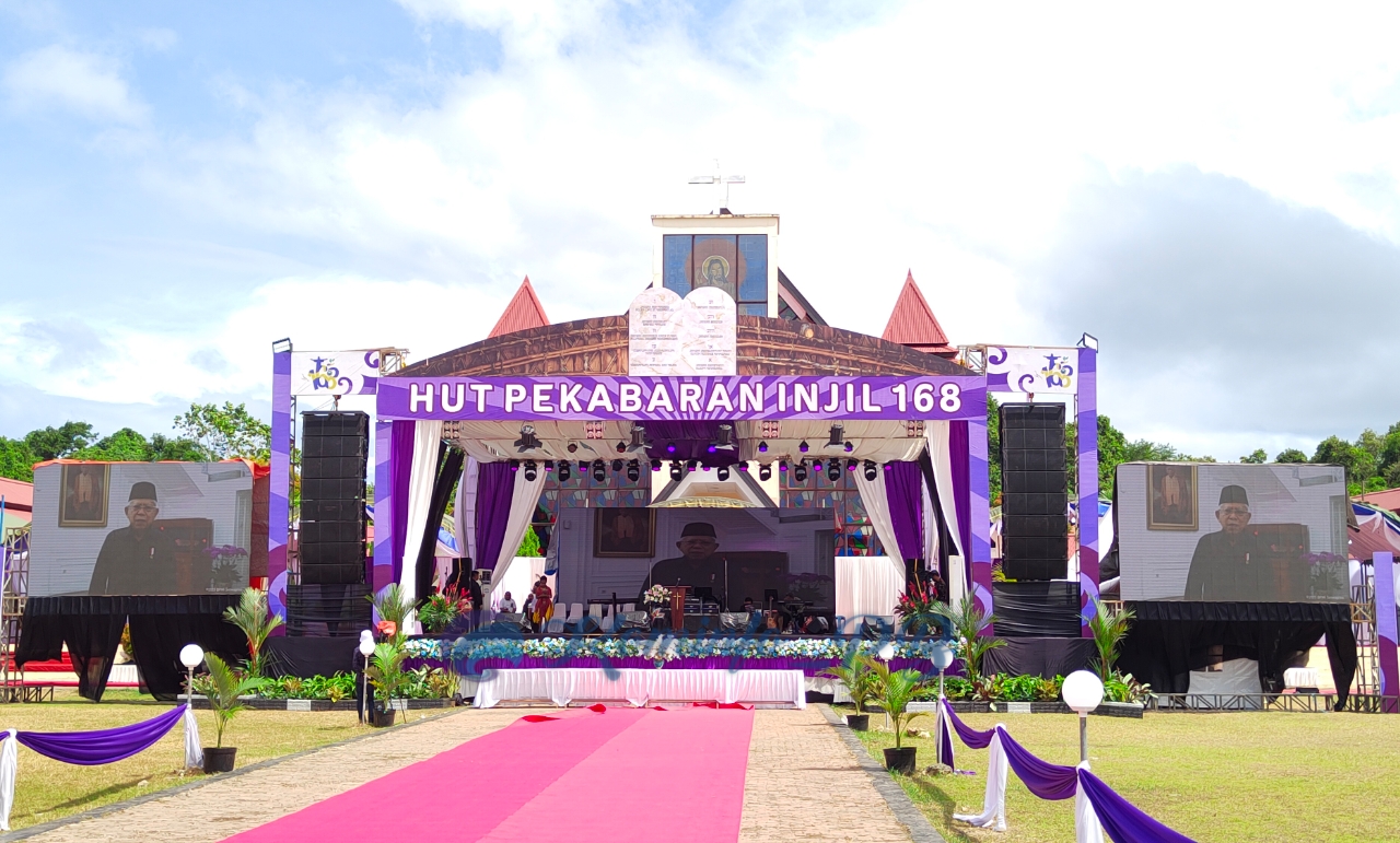 HUT PI Ke-168, Wapres Ma'ruf Amin Apresiasi Toleransi Tanah Papua Sebagai Bentuk Ajaran Kasih