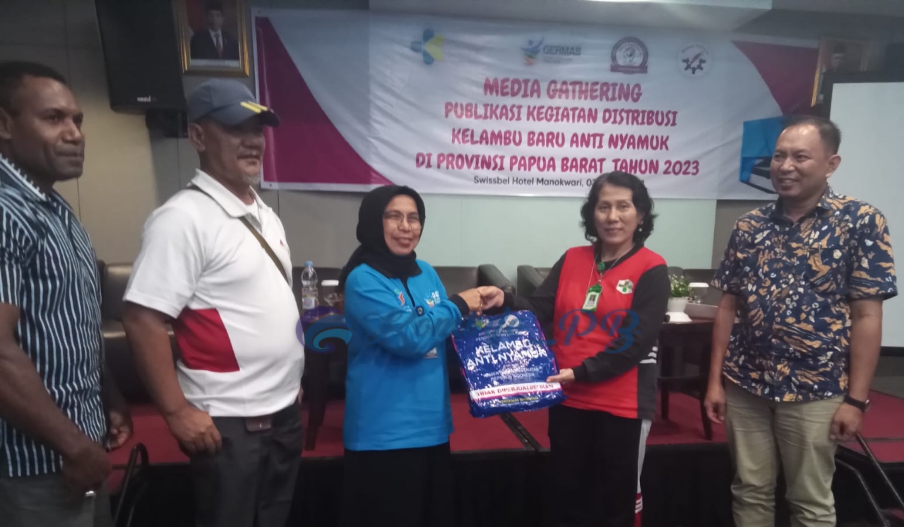 Dinkes Bagikan Kelambu Anti Nyamuk Targetkan Papua Barat Bebas Malaria 2024