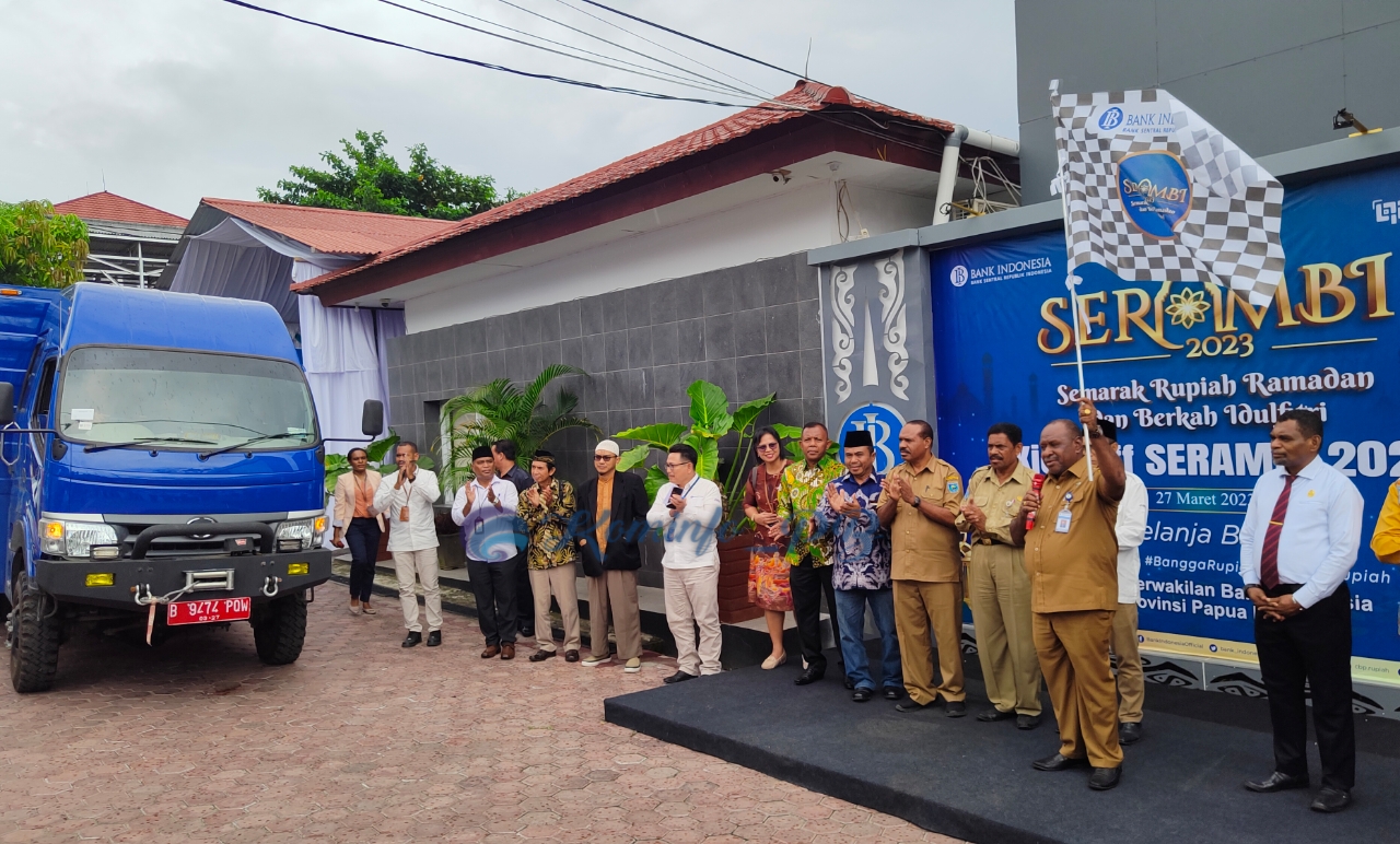 Serambi 2023, Kolaborasi KPw BI Papua Barat Bersama 11 Bank Adakan Kas Keliling Layani Masyarakat