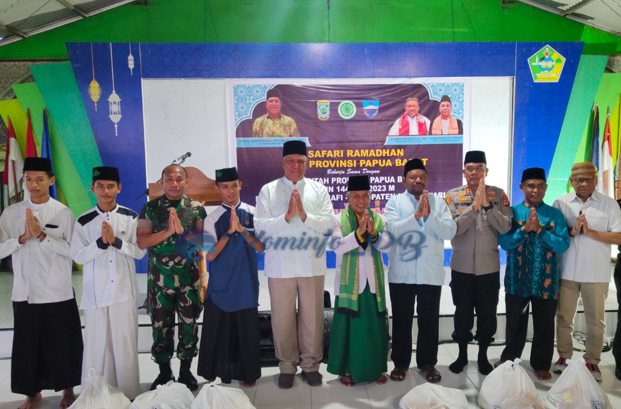 Safari Ramadhan Berlanjut di Pesantren Salafiyah SP III, Pj. Gubernur Waterpauw : Terus jaga kerukunan dan kedamaian