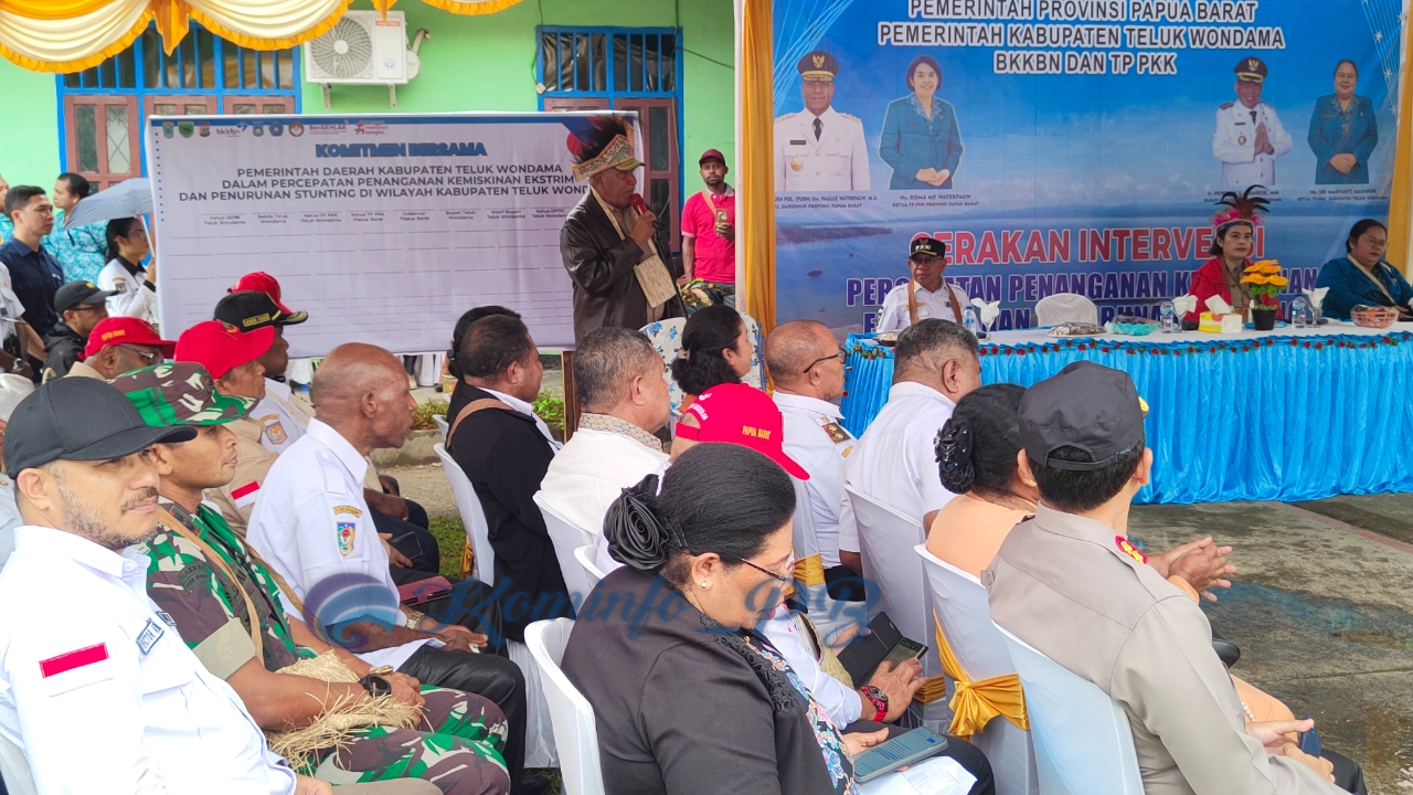 Pj. Gubernur Waterpauw Fokus Kebijakan Nasional Atasi Stunting Didukung Penuh Pemda Teluk Wondama