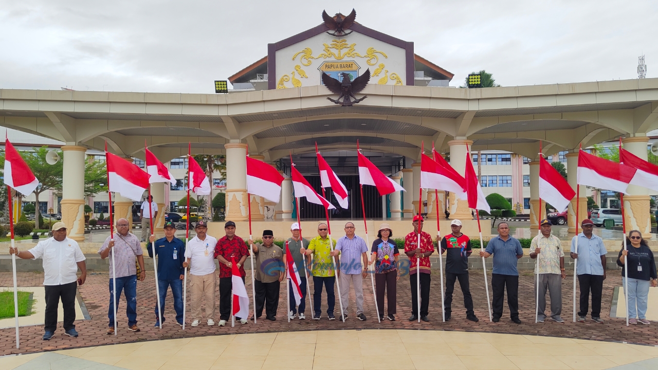 Gerakan Sejuta Bendera Merah Putih dari Papua Barat Kumandangkan Semangat Kebangsaan
