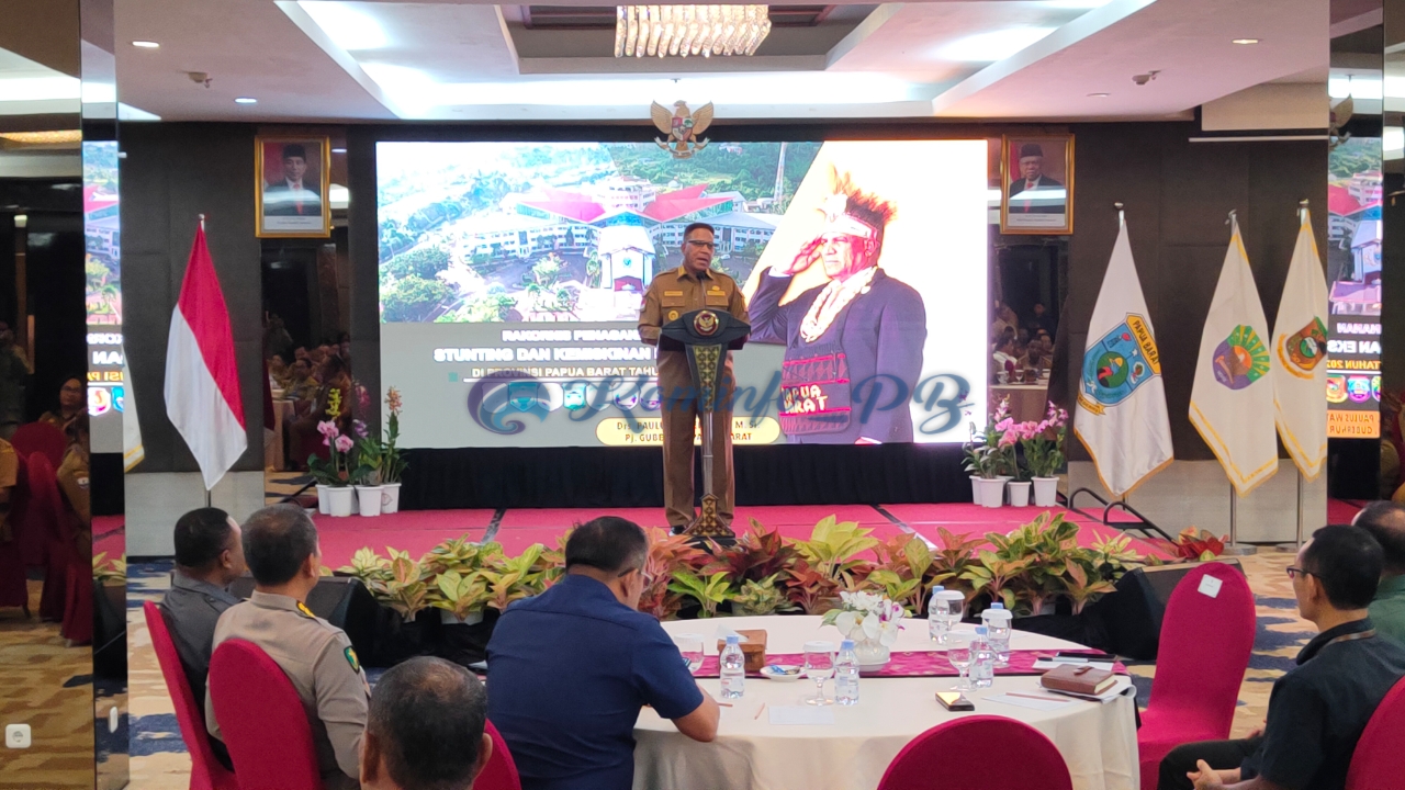 Pj. Gubernur Waterpauw Kumpulkan Kepala Daerah Bahas Kemiskinan Ekstrem, Stunting dan Kesiapan Pemilu 2024