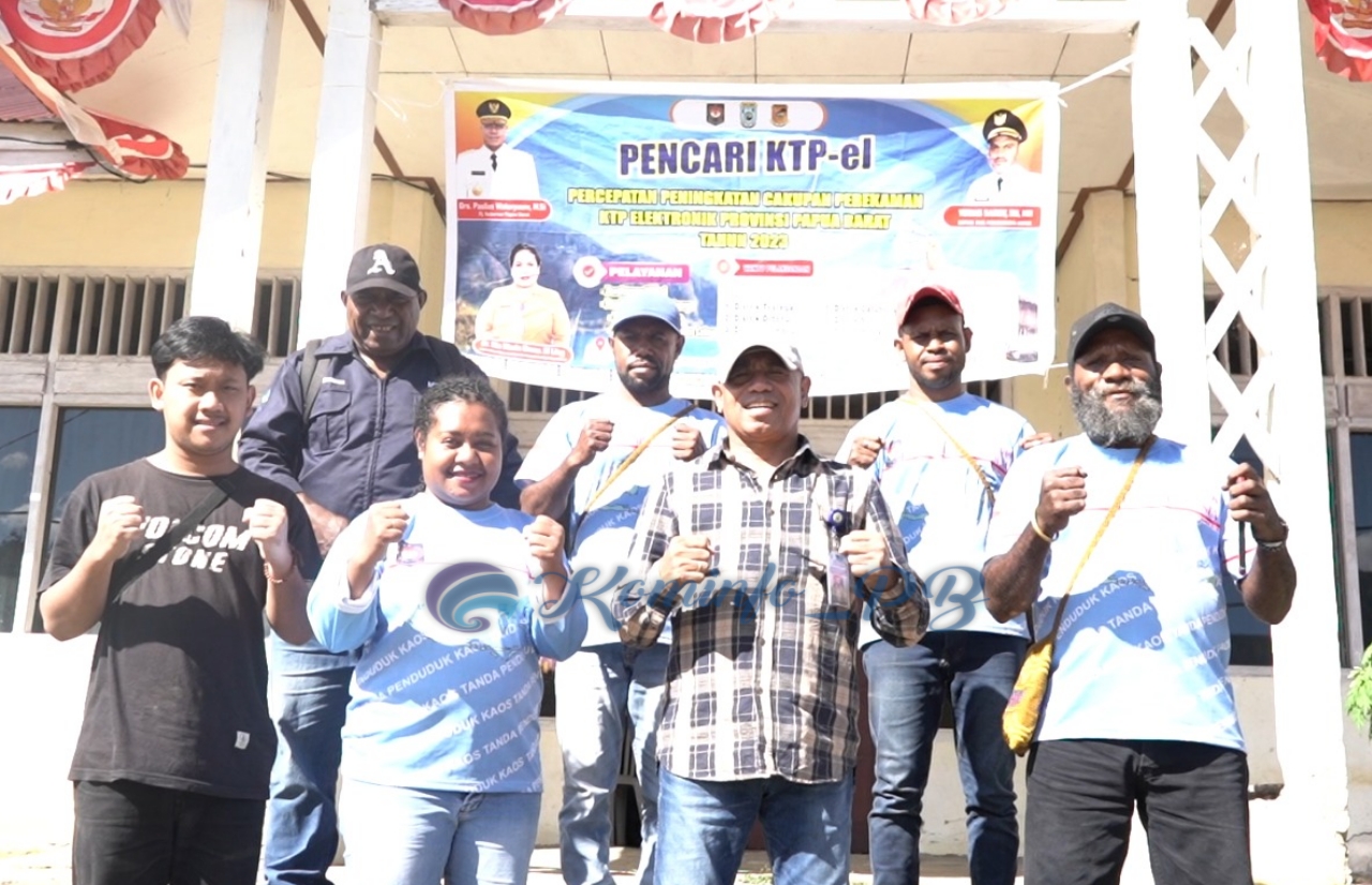 Perekaman e-KTP Masuk Tahap Dua, Tim Percepatan Merilis Data Tahap Pertama Empat Distrik di Pegaf