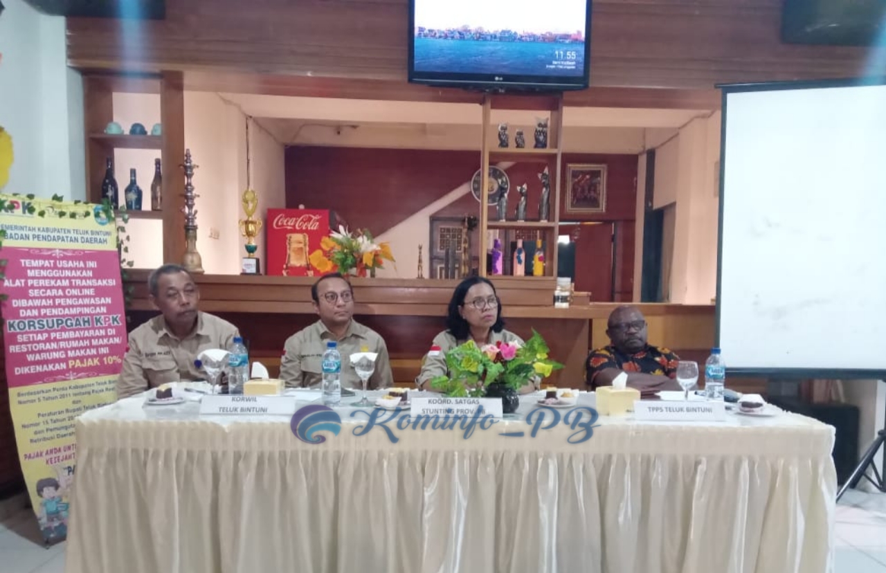 Satgas Penurunan Stunting Lakukan Monev Dan Harmonisasi Data di Kabupaten Teluk Bintuni