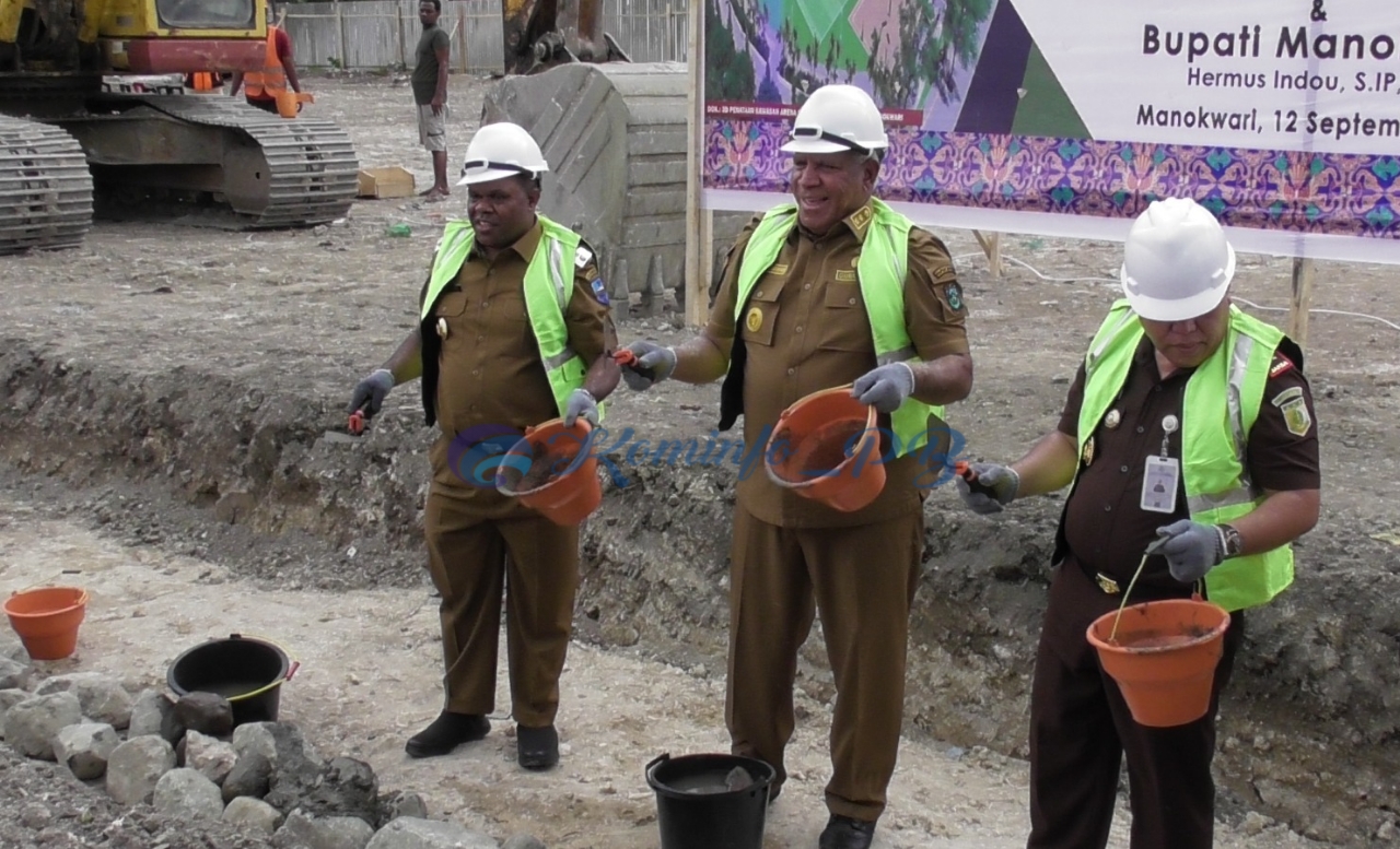 Letakan Batu Pertama Kawasan Arena Publik Borarsi, Pj. Gubernur Papua Barat : Tempat Ini akan Menjadi Terobosan Besar