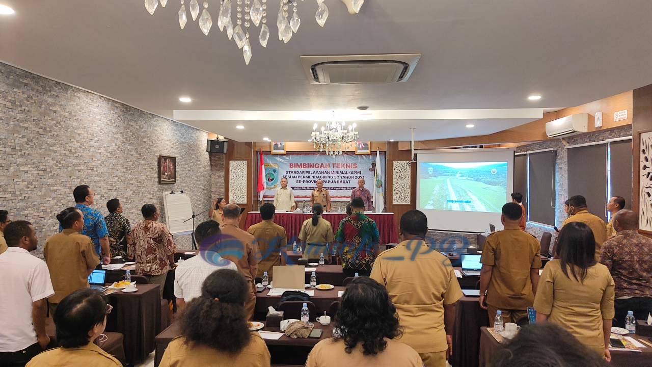 Pemprov Papua Barat Gelar Bimtek SPM Merujuk Permendagri 59 Tahun 2021
