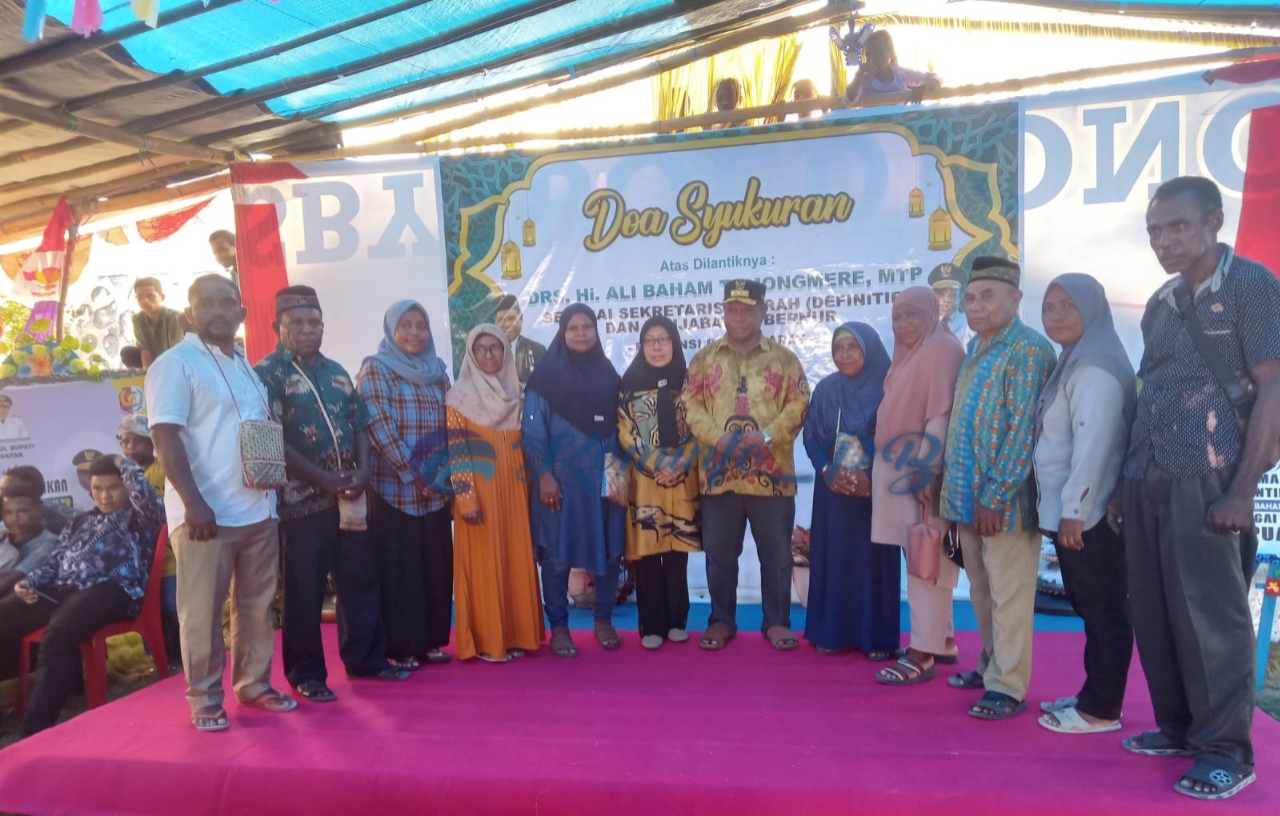 Di FakFak Timur Tengah, Pj. Gubernur Ali Baham Ajak Masyarakat Dukung Program Pemerintah Tangani Stunting, Kemiskinan Ekstrem dan Inflasi