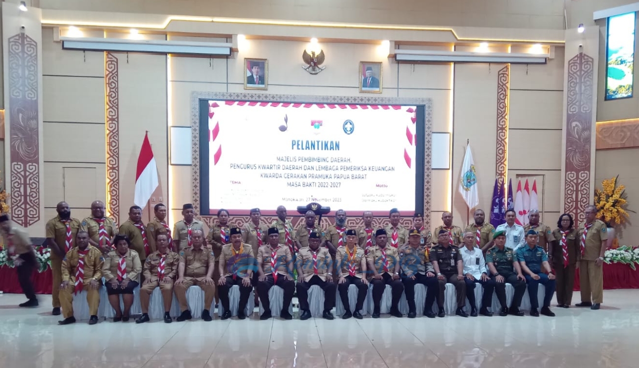 Pelantikan Majelis Pembimbing Daerah Gerakan Pramuka Papua Barat