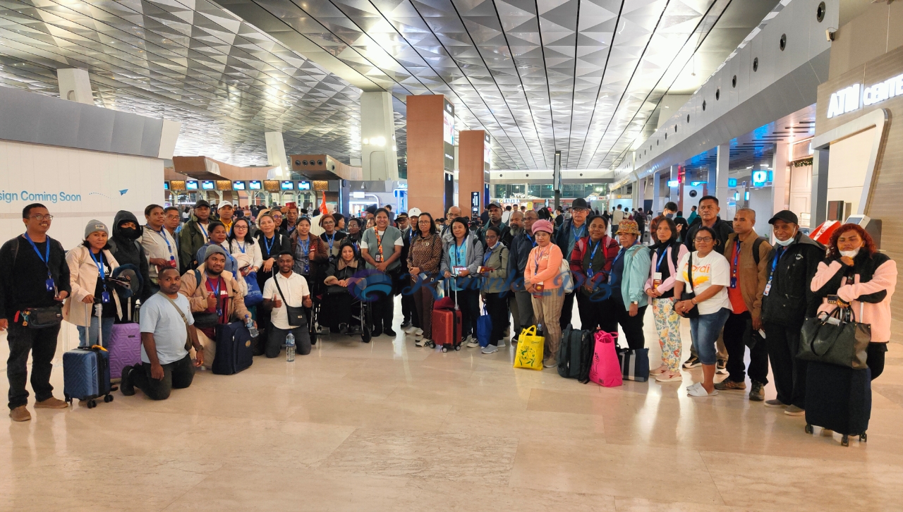 Rombongan Ziarah Keagamaan Papua Barat Take Off Menuju Israel