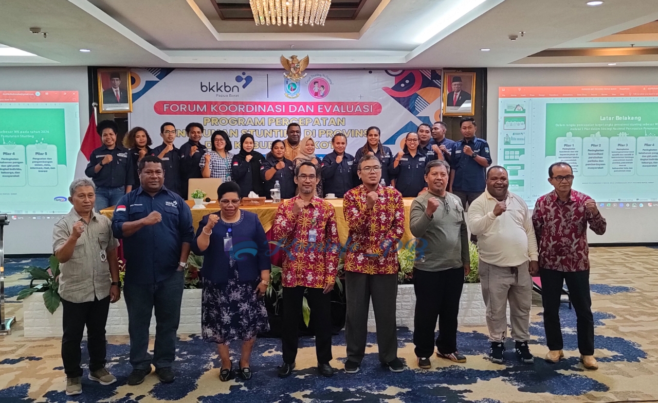 BKKBN Gelar Forum Evaluasi Tangani Stunting Papua Barat dan PBD, Sinergi Bentuk Generasi Emas Papua