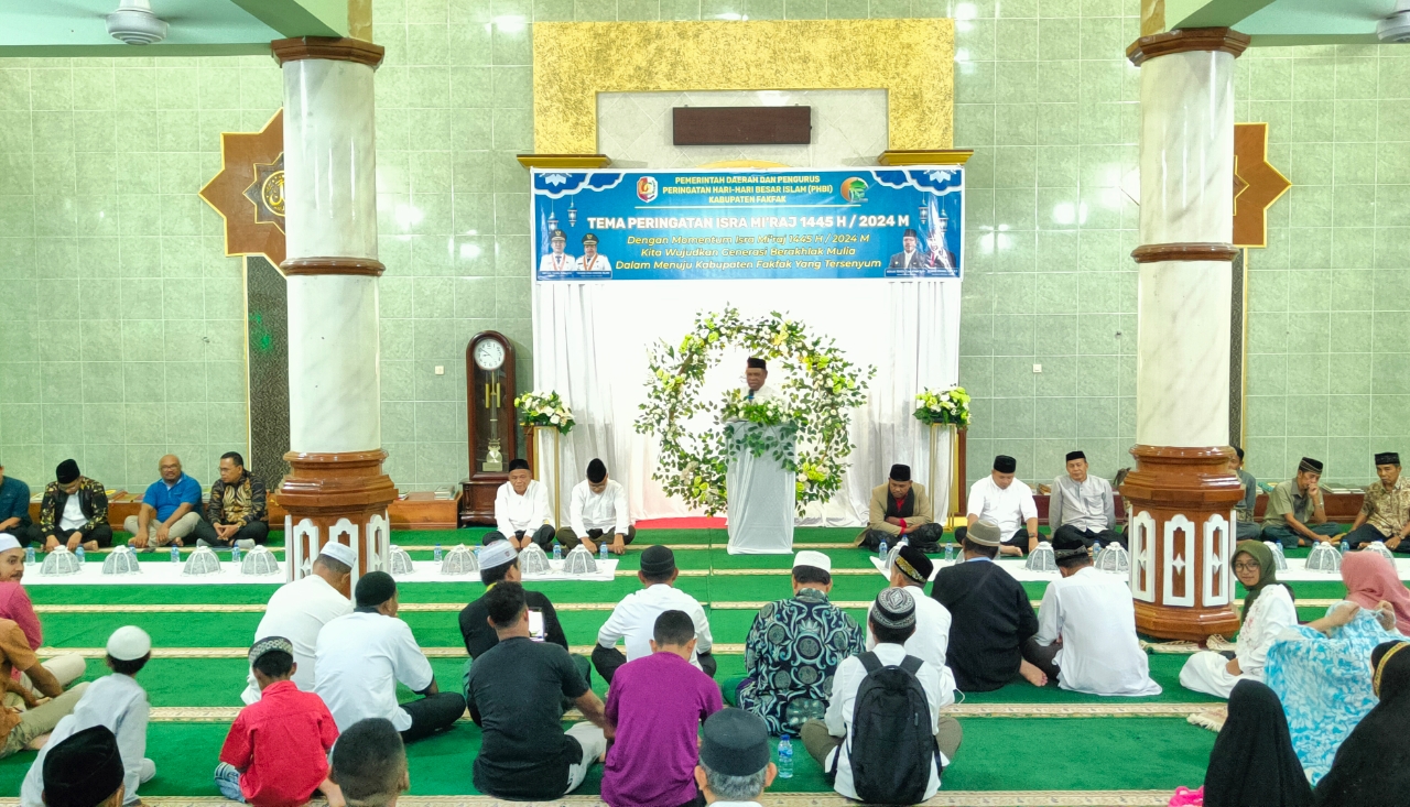 Isra Mi'raj 1445 H, Pj. Gubernur Ali Baham : Ambil Hikmah Peristiwa Penting Kisah Nabi Muhammad SAW