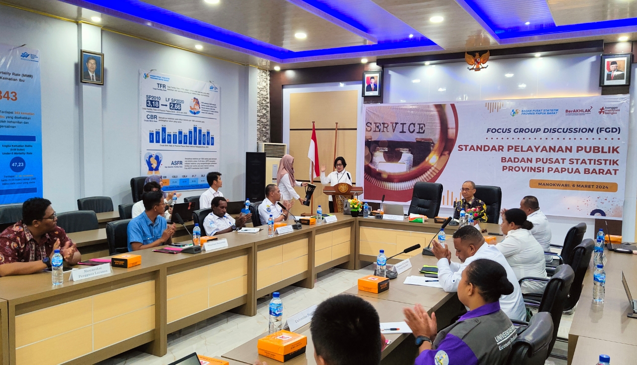 BPS Provinsi Papua Barat Gelar FGD Standar Pelayanan Publik