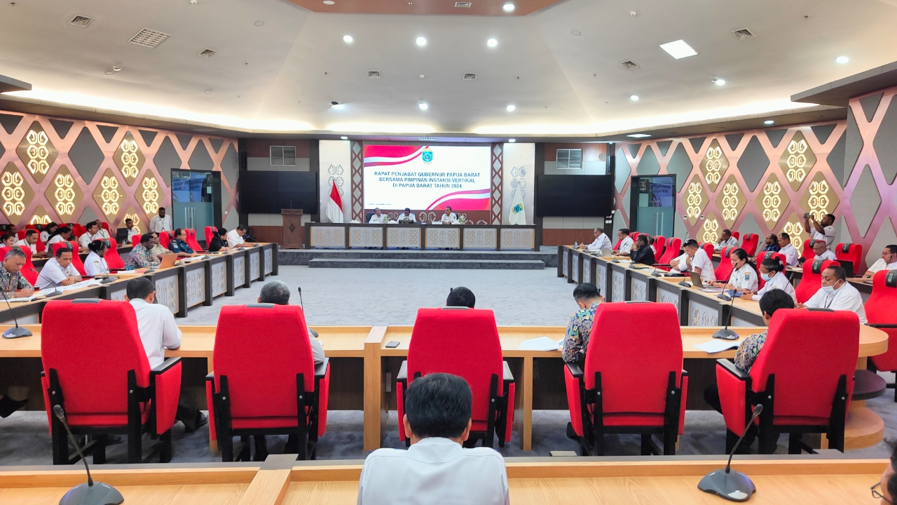 Kumpul Pimpinan Instansi Vertikal, Pj. Gubernur Ali Baham Tegaskan Pelayanan Harus Optimal Dalam Kondisi Apapun