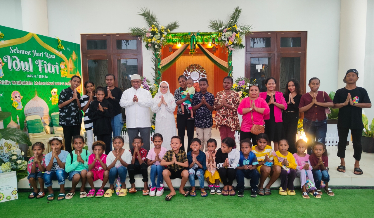 Kebahagiaan Idul Fitri, Pj. Gubernur Ali Baham Terimakasih Dukungan Selama Bulan Puasa dan Kawal Bersama Agenda Nasional