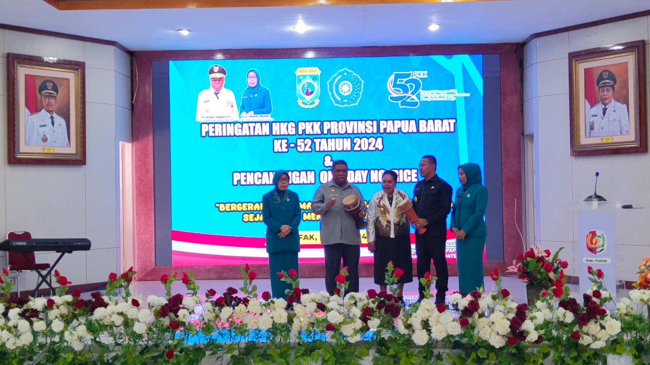 HKG PKK Ke-52, Pj. Gubernur Papua Barat Canangkan Program 