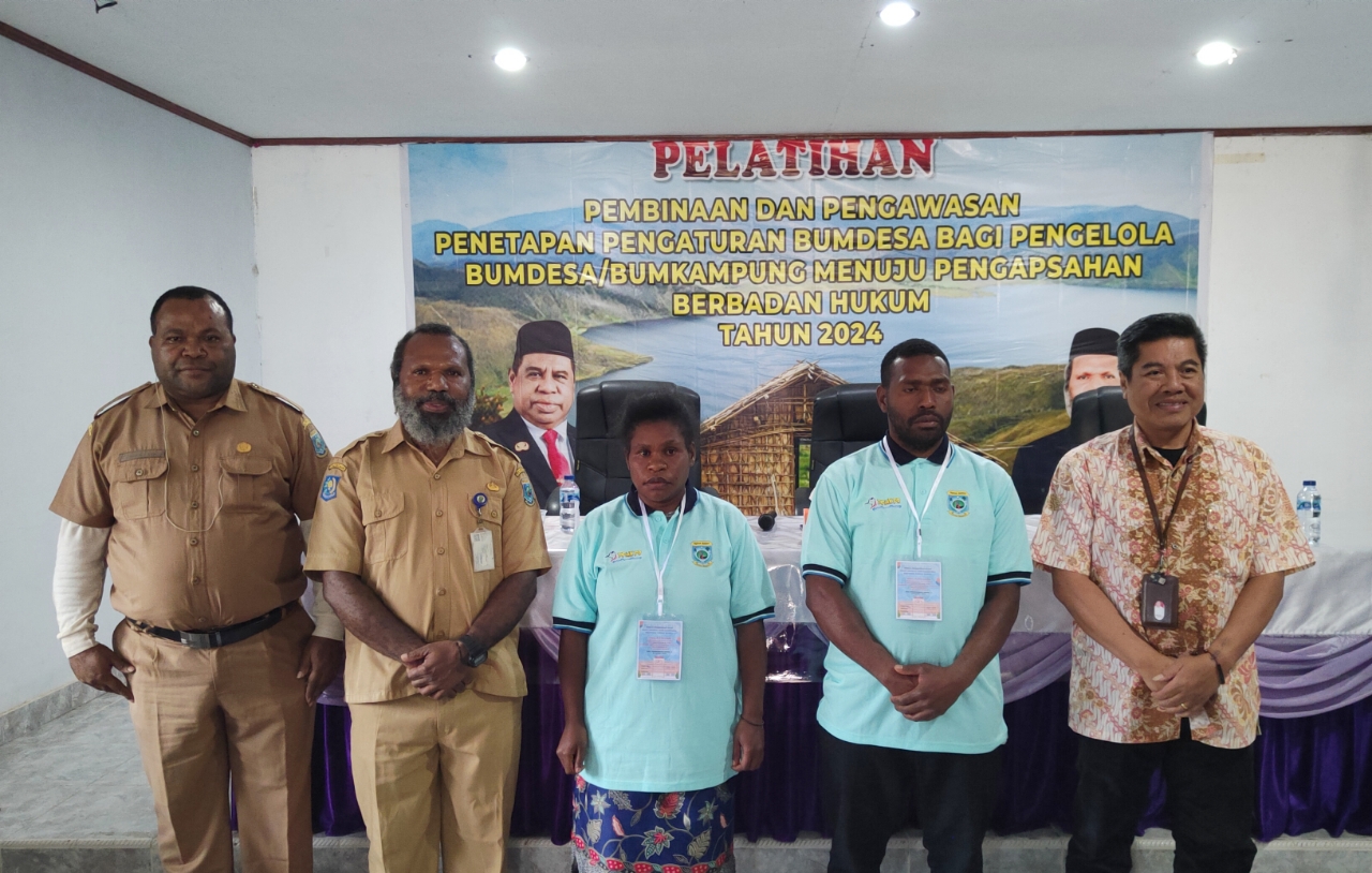 Para Kepala Kampung Wajib Bentuk BUMDES, DPMK Papua Barat Siap Beri Pendampingan Maksimal
