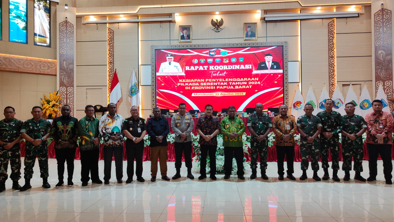 Penyelenggara dan Unsur Pengamanan Paparan Tupoksi, Pemilukada Serentak 2024 Papua Barat Aman