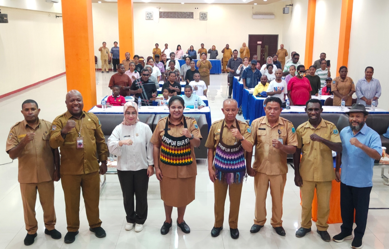 Biro Kesra Papua Barat Gelar Pelatihan UMKM  Peningkatan Kualitas Taraf Hidup Penyandang Disabilitas di Manokwari