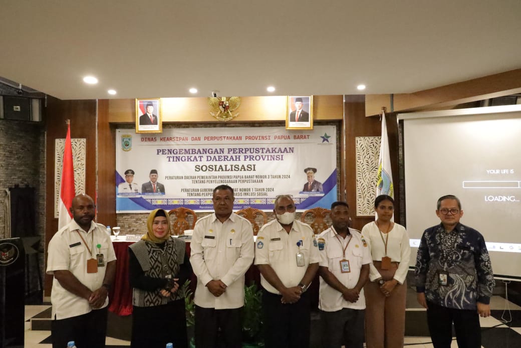 Dinas Perpustakaan Dan Kearsipan Sosialisasi Papua Barat Sosialisasikan Perda Nomor 3 Tahun 2024