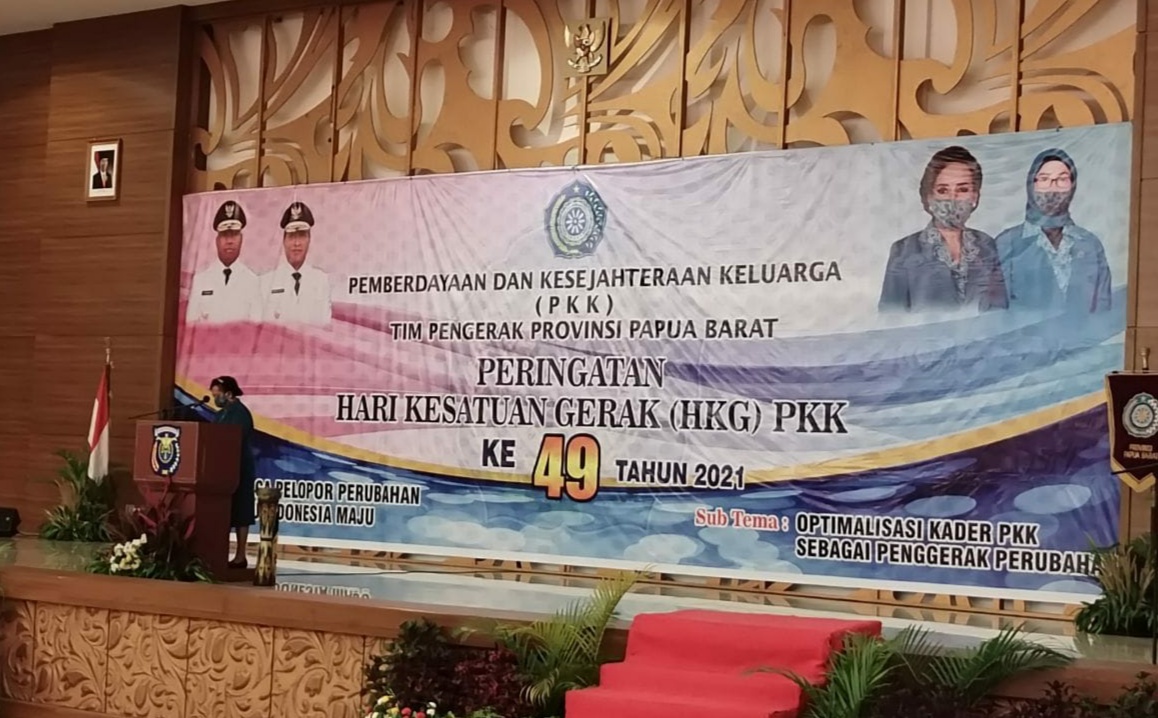 HKG Ke-49, Ny.Yuliana Mandacan : Tetap jaga komitmen dan dedikasi untuk memajukan Gerakan PKK