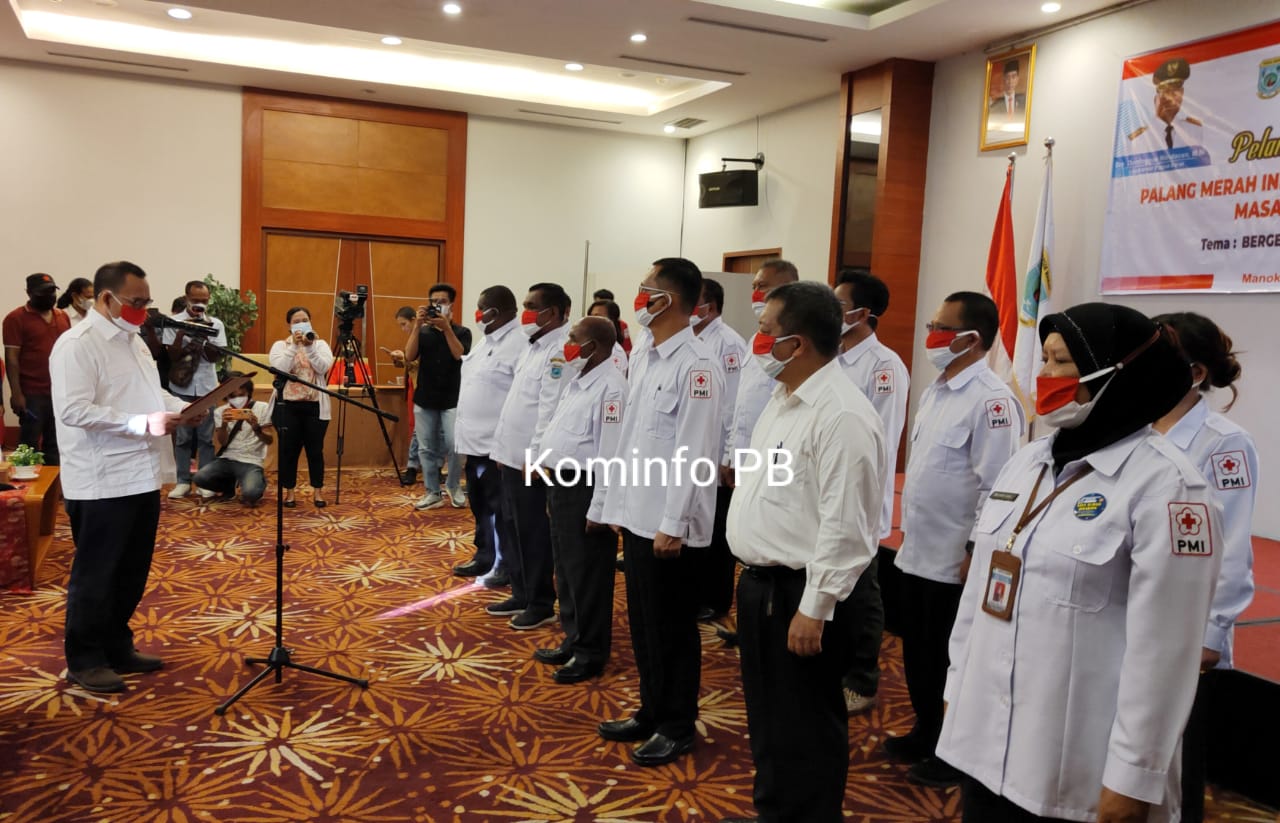 Sah, Pengurus PMI Papua Barat Masa Bhakti 2020-2025 Dilantik