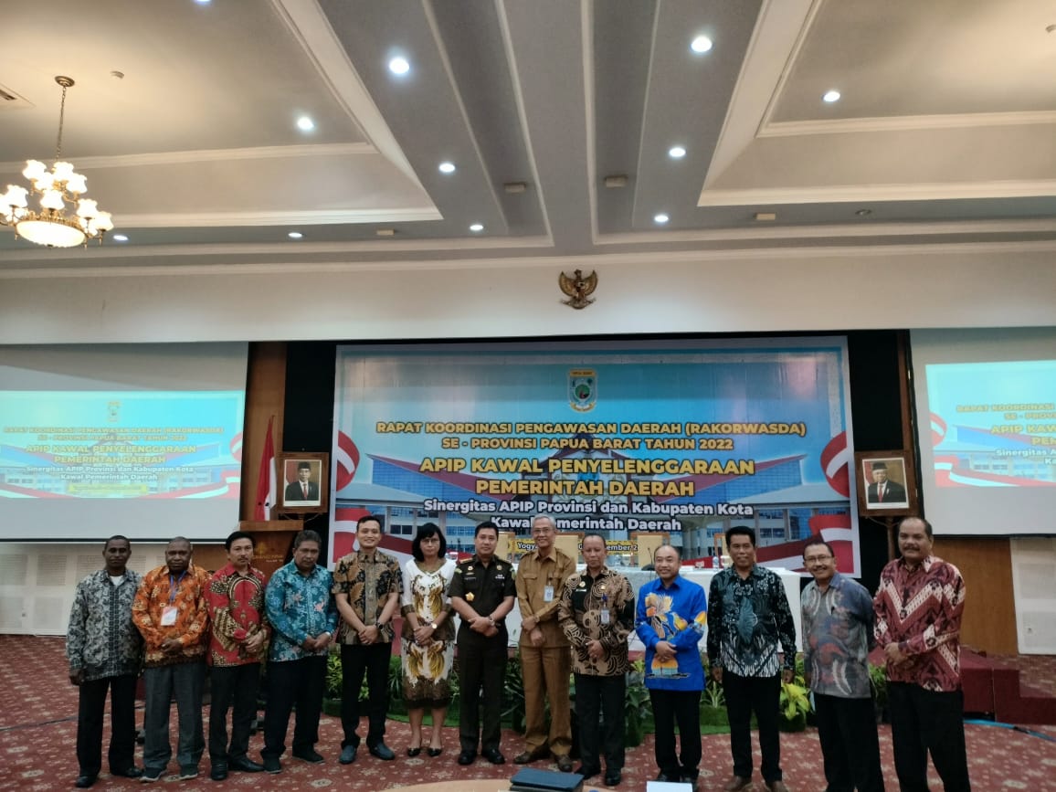 Wujudkan Sinergitas APIP, Inspektorat Daerah Papua Barat Selenggarakan RAKORWASDA