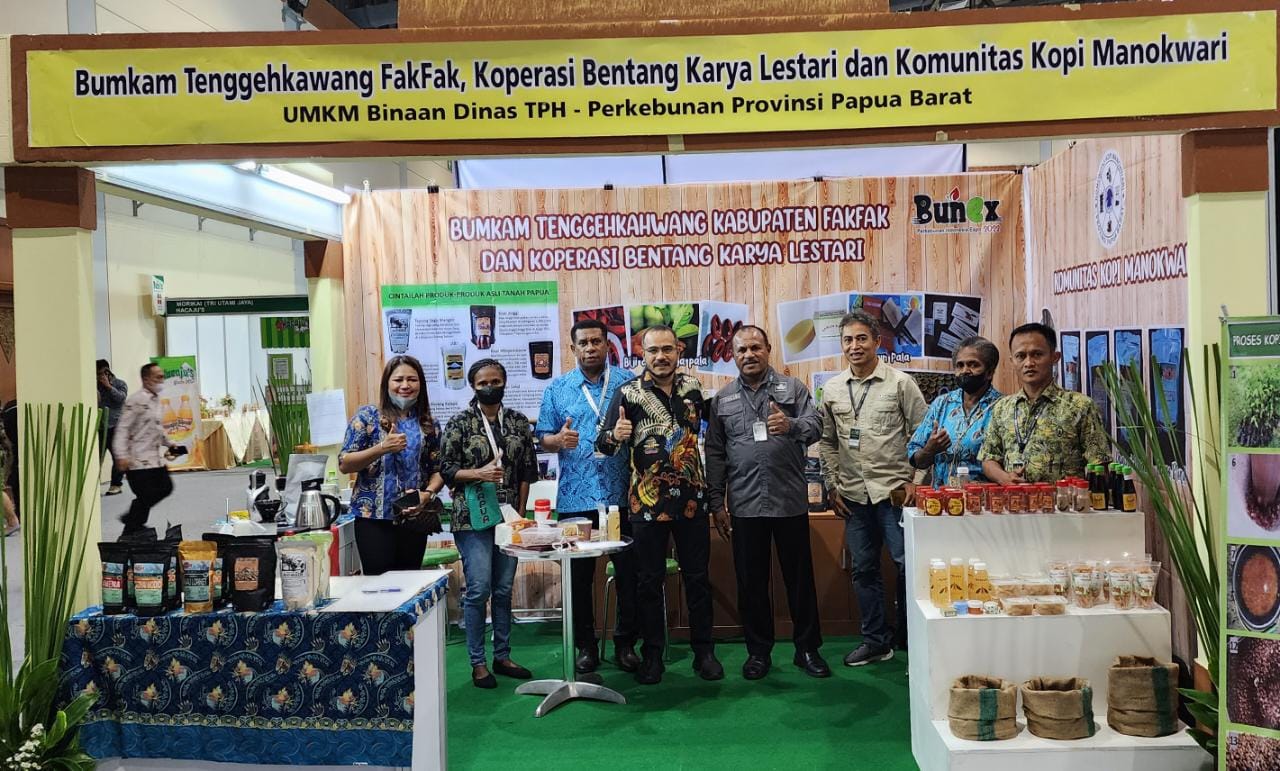 Pemprov Papua Barat Tampilkan Komoditi Pertanian Pada Expo Bunex 2022 di Jakarta