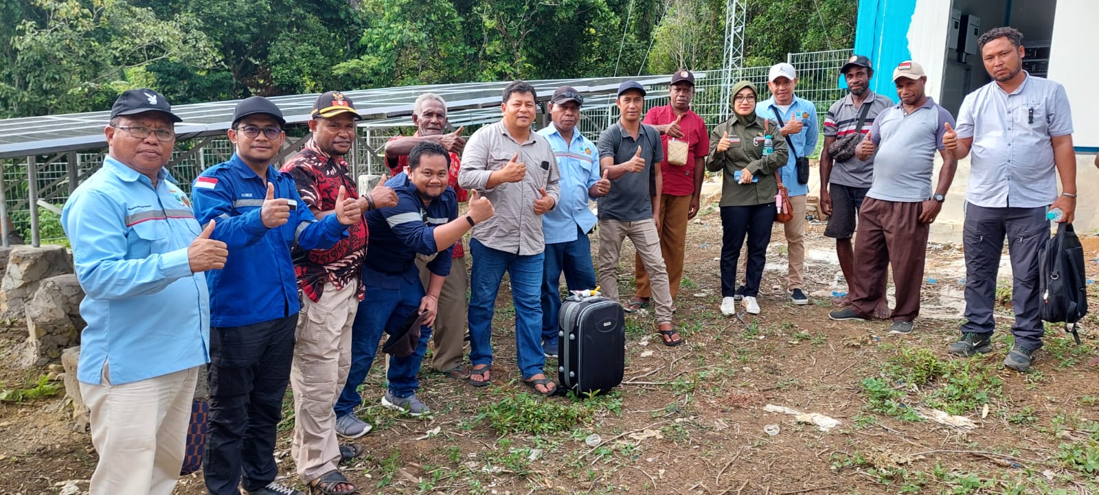 PLTS Terpusat Kampung Sum Kabupaten FakFak Layak dan Sudah Membantu Masyarakat
