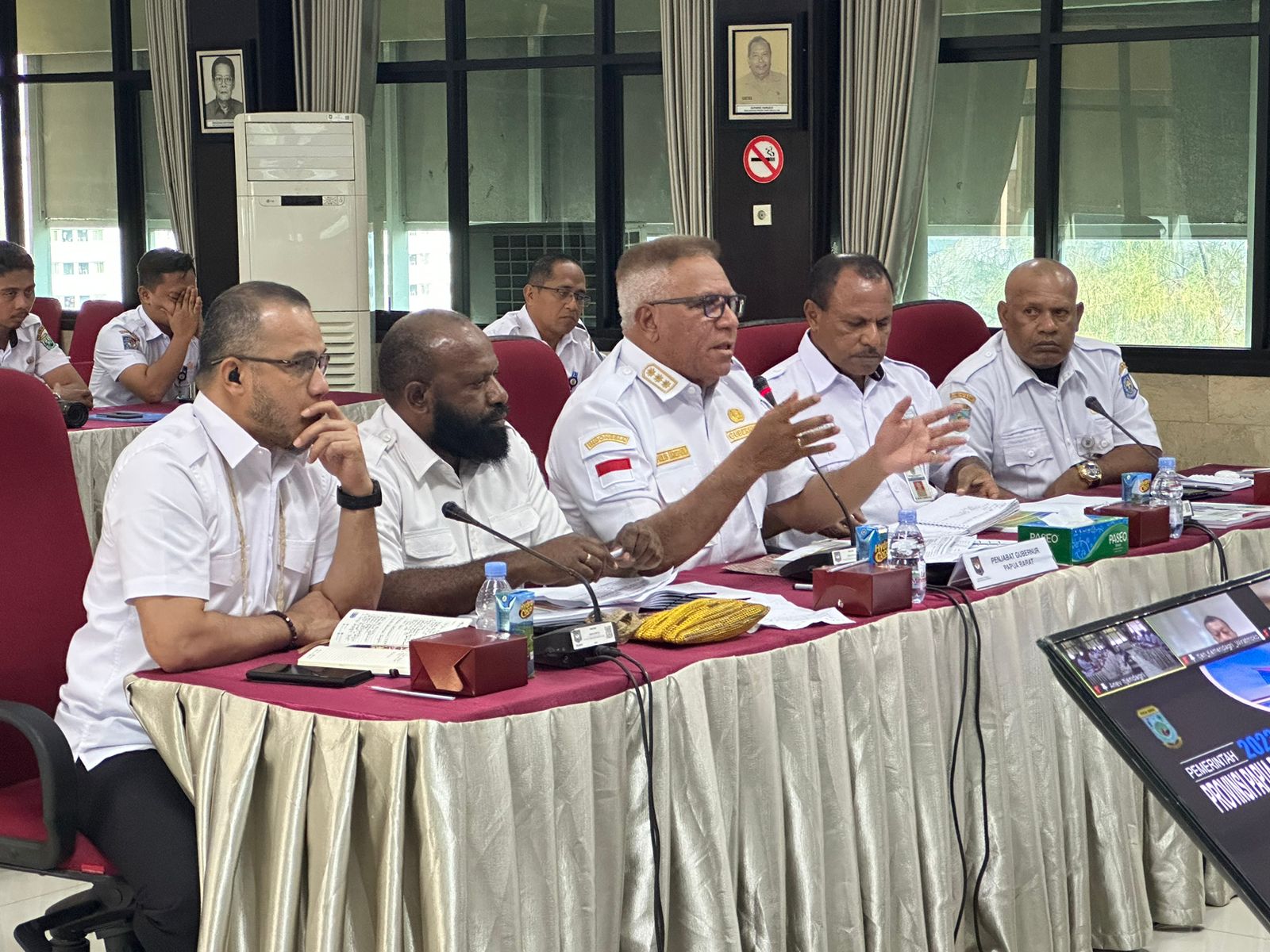 Kinerja Pj. Gubernur Papua Barat  Mendapat Apresiasi Dari Itjen Kemendagri, Terutama Aplikasi E-Keriting